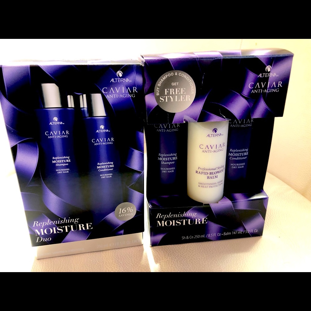 Alterna CAVIAR ANTI-AGING. Hydrated style. Replenishing moisture Duo